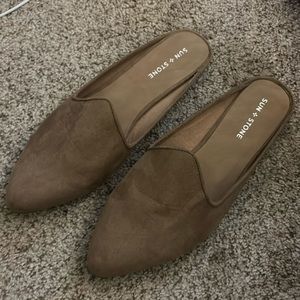 Backless loafers NWOT